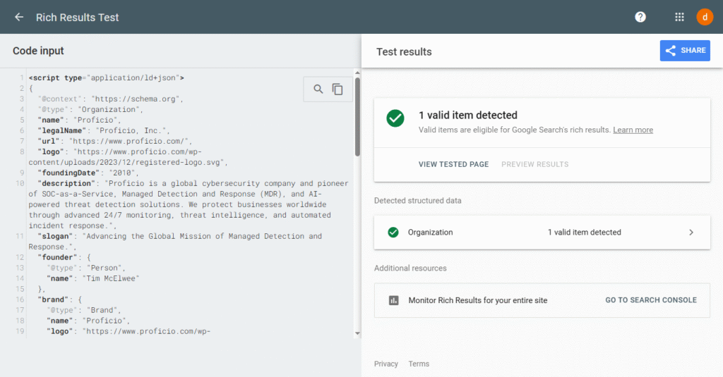 Free JSON LD Schema Markup Generator from IloveSchema